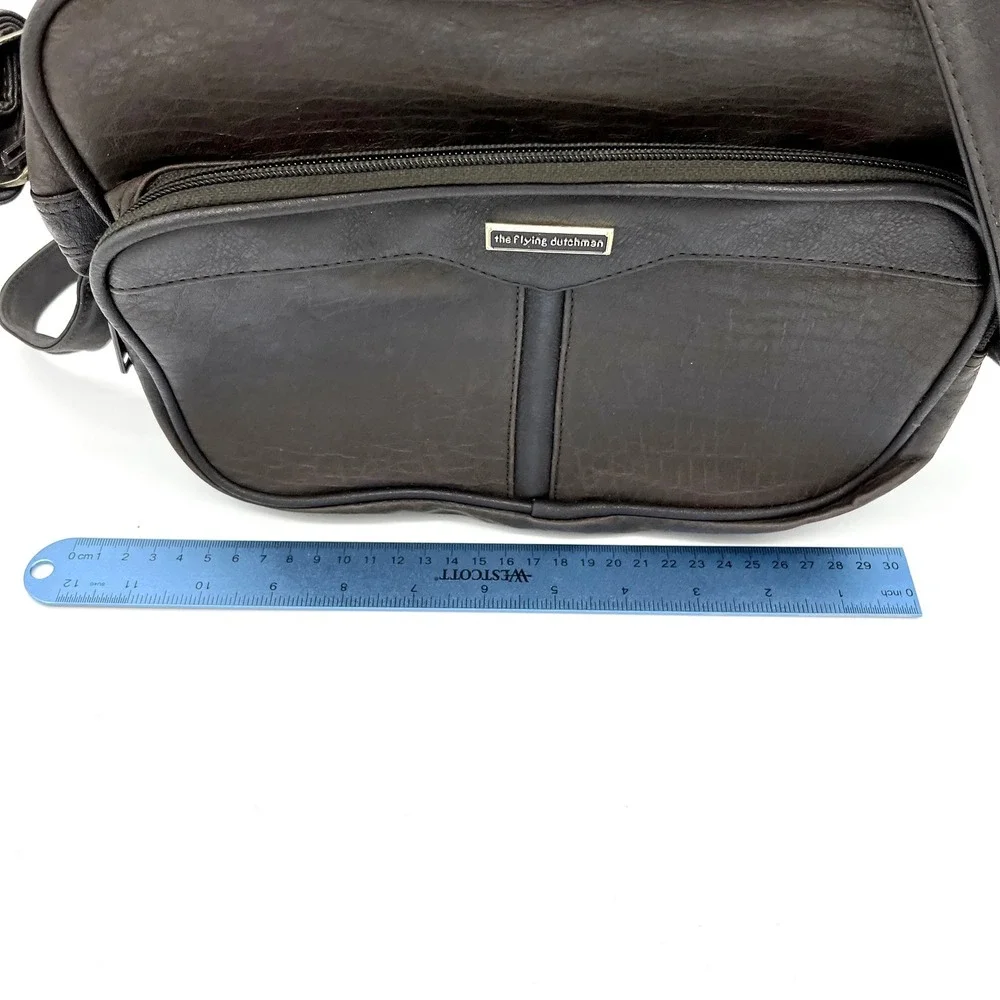 The Flying Dutchman Messenger Bag Crossbody Travel‎ Brown Adjustable Strap